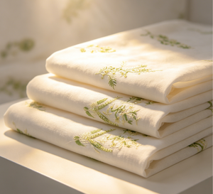 Tissu en mousseline de soie française tissé de haute qualité, élégant, avec broderie de perles et de paillettes, pour la confection de robes de soirée et de mariage pour garçons - Product Image 4
