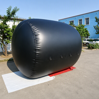 Pare-battage marin gonflable personnalisé, grand pare-chocs rond pour yacht et bateau avec anneau en D, airbag anti-collision pour port et quai