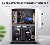 Italiaanse Desktop Hard Gelato Ijs Machine Automatische Ijslolly Maker Fruitkern Motor Component Nieuwe Zelfgemaakte Ijspoeder