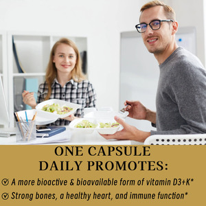 Complément Alimentaire OEM Vitamine D3 5000+K en Gélules Molles, 60 Unités, Haute Puissance, Soutien Osseux et Immunitaire - Product Image 3