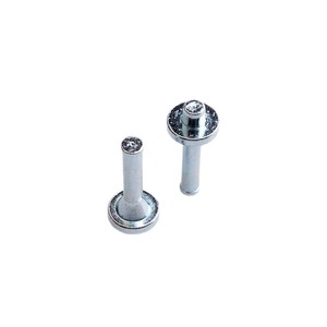 Cylindrical Shoulder Pin Carbon Steel Blue White Zinc Plated For Computer Chassis Electronic Assembly - Product Image 4