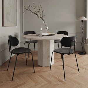 Offre Spéciale en cuir Pu renommée en acier intérieur commercial hôtel bar restaurant chaise de salle à manger - Product Image 3