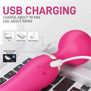 Vibrador de varita de masaje corporal japonés de varias velocidades de doble motor, consolador mágico de masturbación lésbica con función de doble extremo - Product Image 6