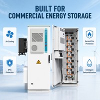 Sistema de Almacenamiento de Energía (ESS) de Litio-Ferrofosfato (LiFePO4) de Alto Voltaje, 112.5kWh, 358V, 314Ah, Configuración con Inversor Híbrido de 50kW, Refrigeración Líquida, Fuera de Red