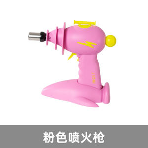 Briquet électronique rose Thicket Flamethrower, longueur 210 mm, allumeur de cuisine extérieur, plastique, taille unique - Product Image 3