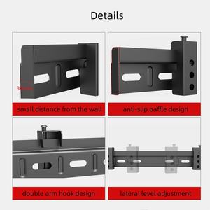 Soporte <span class=keywords><strong>de</strong></span> pared <span class=keywords><strong>de</strong></span> TV <span class=keywords><strong>de</strong></span> gran compatibilidad para pantalla <span class=keywords><strong>de</strong></span> <span class=keywords><strong>25</strong></span>-55 <span class=keywords><strong>pulgadas</strong></span> Colgador <span class=keywords><strong>de</strong></span> TV ajustable Hold on 40KG - Product Image 5