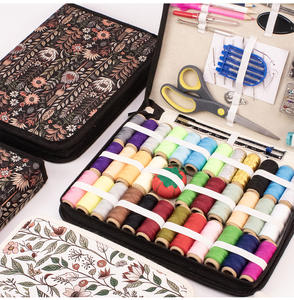 Kit de caja de costura de viaje mini portátil profesional diy para hotel, juego de herramientas, Kits de hilo de aguja para coser, Kit de costura, bolsa de caja de hotel - Product Image 4