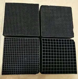 Customized High Adsorption Coal Based Water Resistant Honeycomb Activated Carbon For Air Purification Activated Carbon Adsorbent