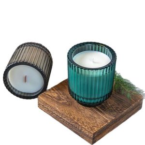 Scented <b>Candle</b> Cylinder Soybean Mixed Wax Home Decoration <b>Gift</b> Occasion Machine Made With Printing Logo Option - Product Image 4