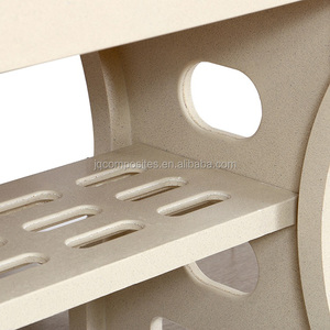 Lavatoio Doppio in Fibra di Vetro e Plastica, Realizzato a Mano in Un Unico Pezzo, Design Moderno per Uso Commerciale, Balcone, Giardino e Lavanderia - Product Image 6