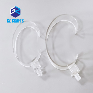 Clips de montre en gros, anneaux de montre transparents, clips de montre en plastique - Product Image 3