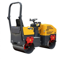 Compacteur routier vibrant à double tambour, hydraulique, à double entraînement, mini-compacteur d'asphalte