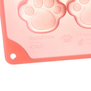 แม่พิมพ์ซิลิโคนรูปอุ้งเท้าแมวน่ารัก8ช่องแม่พิมพ์ช็อคโกแลตโฮมเมดบิสกิตแม่พิมพ์เค้กฟองดองท์เค้กป๊อป - Product Image 4