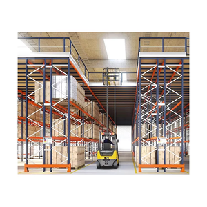 Многоуровневая стальная конструкция для тяжелых нагрузок, 5 слоев, с защитой от коррозии, сертифицированная CE, система хранения на мезонине, 1500-4500 кг/уровень - Product Image 3