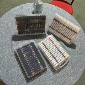 Marqueur de peinture à paillettes double embout, pinceau souple, deux couleurs, stylo aquarelle, nacré, vente en gros d'usine - Product Image 3