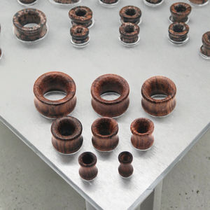 Dilatadores de Madera Orgánica PARA EL Cuerpo, Ensanchador de Oreja Doble Acampanado de 6mm-20mm, Joyería para Regalo de Fiesta de Boda, 30 Unidades - Product Image 5