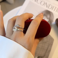 Ensemble de bagues de fiançailles personnalisées en moissanite pour femme, 2 carats, couleur D, VVS, argent sterling 925, avec certificat