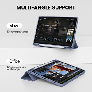 Pour Samsung Galaxy Tab A9 Plus Soft TPU Material Smart Leather Case Cover Shell - Product Image 3