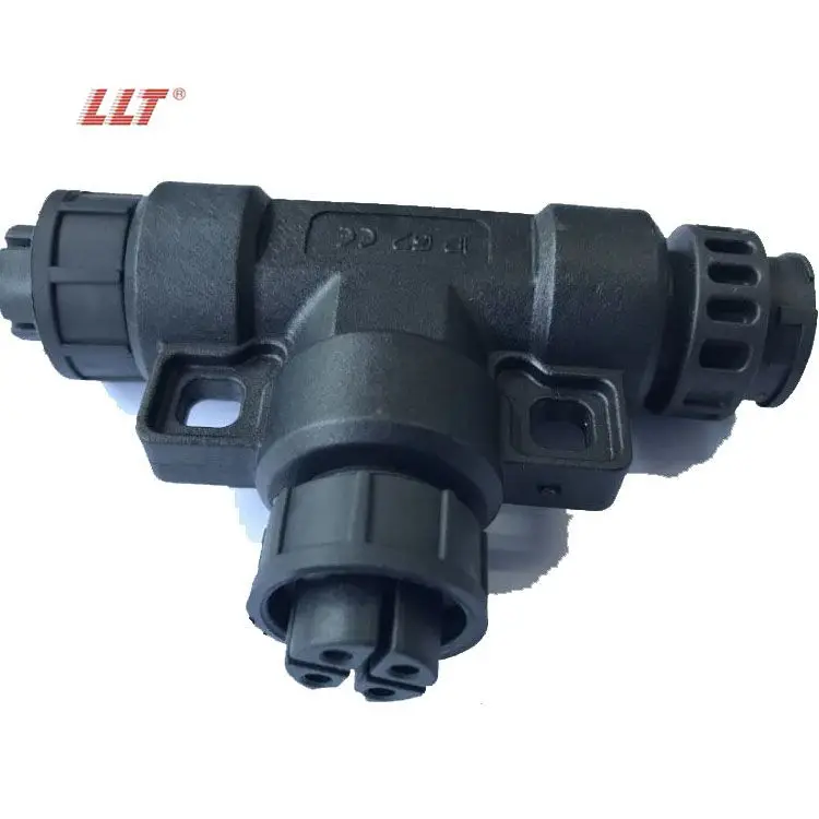 IP67 IP68 Waterproof Connectors Three Way 2 3 4 Pin LED T Connector for led strip