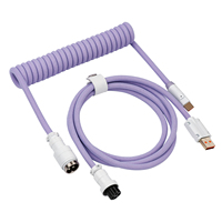 Câble EPOMAKER MIX Pro enroulé USB C câble à double manchon clavier mécanique clavier mécanique câble Midi pour clavier