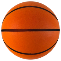 Ballon de basketball taille 5 en PU, silencieux, léger, durable, écologique, en mousse solide, pour entraînement en intérieur et usage domestique, avec logo personnalisé