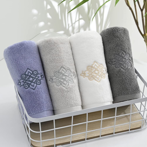 China Factory Wholesale 35*75 cm 70*140 cm Custom logo Package Hand Face <b>Bath</b> <b>Towels</b> <b>Sets</b> 100% Pure Cotton 3 Pieces <b>Towel</b> <b>Set</b> - Product Image 6