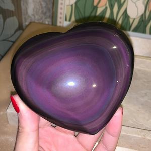 คริสตัลโฮล่า โอปซิเดียนสีรุ้ง งานแกะสลักทำมือคุณภาพสูง สไตล์โบฮีเมียน แฟชั่นทันสมัย รูปหัวใจ ของที่ระลึก ของขวัญ ของตกแต่งบ้าน ขายส่ง - Product Image 6