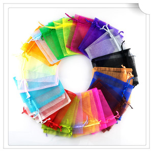 5X7 7X9 9X12 13X18 15X20 17X23cm Prix Pas Cher Logo Personnalisé Imprimé Maille <span class=keywords><strong>Organza</strong></span> Sacs <span class=keywords><strong>Organza</strong></span> Sachets Pochettes - Product Image 3