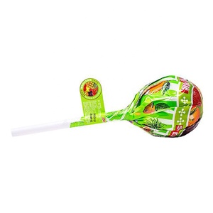 Piruleta en forma de bola, sin azúcar, caramelo con doble color, 12g - Product Image 3
