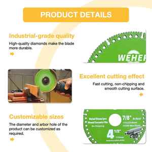 Disque <span class=keywords><strong>de</strong></span> coupe diamanté industriel à aspiration rapide, multi-usages pour <span class=keywords><strong>bois</strong></span>, PVC, <span class=keywords><strong>carrelage</strong></span>, pierre et marbre, pour meuleuse d'angle - Product Image 1