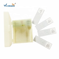 Lab Microscope Slides Prepared Specimen Insects and Plants for Kids' Biology Study for Home or School Learning