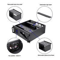 Servidor Rackmount 4U Servidor 4U Brasil 19 pouces 2U 4U Boîtier rack de serveur en aluminium Châssis