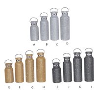 Gobelet à eau Glitter Pratique Bouteille thermique en acier inoxydable Gobelet à strass Bling en acier inoxydable pour cadeau