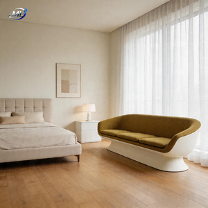 Ensemble de canapés Chesterfield gonflables modernes en forme de L avec revêtement en tissu, trois places, durables, pour hôtels, villas et clubs - Product Image 6