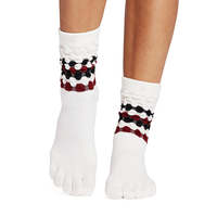 Logo personnalisé Chaussettes de Pilates antidérapantes Chaussettes de yoga avec pile Style Slouch Design OEM Vente en gros pour femmes Studio