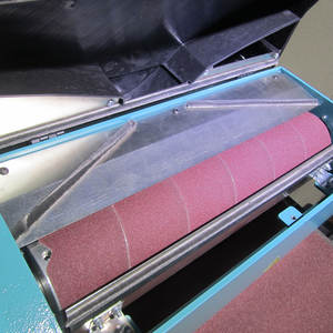 PS460A uso doméstico industrial carpintería Banda ancha tambor lijadora carpintería máquina con gabinete - Product Image 5