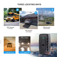 Longue durée de vie de la batterie 4G 10000mah magnétique GPS voiture traqueur Portable toit Distance suivi aimant Cargo dispositif sans fil caractéristiques