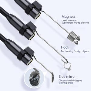 Nội soi Máy ảnh với ánh sáng 4.3 "kiểm tra camera1920p HD borescope với 8 đèn LED IP67 không thấm nước con rắn với 1m ống kính duy nhất - Product Image 6