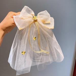 Pasador de Pelo con Lazo de Tela Estilo Princesa para Niñas, Accesorios para el Cabello de Diseño Nuevo y Alta Calidad - Product Image 4