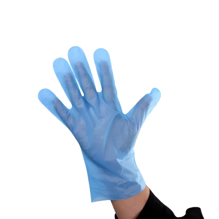 Durable Disposable Rubber Plastic TPE Gloves Black Blue White Food Grade Special Catering Household Chores Kitchen Dishwashing