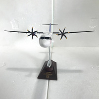 Modelo de Avión de Resina Fundida a Presión a Escala 1/100 de 27 cm de US-Bangla Airlines ATR 72-600 con Hélice