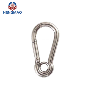 HM926 <span class=keywords><strong>Mousqueton</strong></span> en acier inoxydable 304 316 avec anse et crochet à ressort – Produit en promotion - Product Image 2