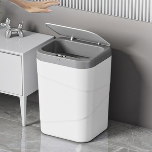 <span class=keywords><strong>Poubelle</strong></span> <span class=keywords><strong>automatique</strong></span> sans contact avec capteur de mouvement et couvercle, <span class=keywords><strong>poubelle</strong></span> intelligente à induction pour cuisine, bureau, toilettes, hôtel et usage domestique - Product Image 2