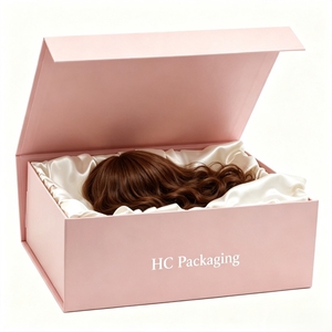 Emballage personnalisé pour perruques DTC, boîte cadeau magnétique pliable en gros, fournisseur OEM écologique, fabricant pour les marques de cheveux Shopify - Product Image 2
