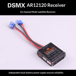 Récepteur DSMX/DSM2 12 canaux AR12120 avec 4 satellites SPMAR12120 pour modèles réduits d'<span class=keywords><strong>avions</strong></span> RC, open-source, compatible JR - Product Image 4