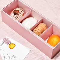 Boîte à gâteau en carton biodégradable jetable avec estampage à chaud personnalisé