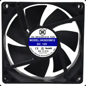 High CFM Low Noise Hydraulic Bearing Fan Cpu Air Cooler - 80mm Cooling Fan For Computer Case 12V DC Fan