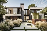 Maisons duplex de deux étages Maisons préfabriquées finies Villas de luxe préfabriquées de style moderne