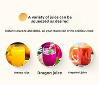 Nouveau Type trous de forage jus direct écorce dure fruits pamplemousse Dragon fruits mélangeur Commercial presse-agrumes électrique Orange presse-agrumes