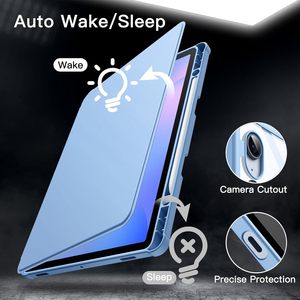 Étui de <span class=keywords><strong>protection</strong></span> en cuir rotatif à 360 degrés pour Tab S10 10,9 pouces, compatible S9+/S9FE+, emballage en sac OPP - Product Image 4